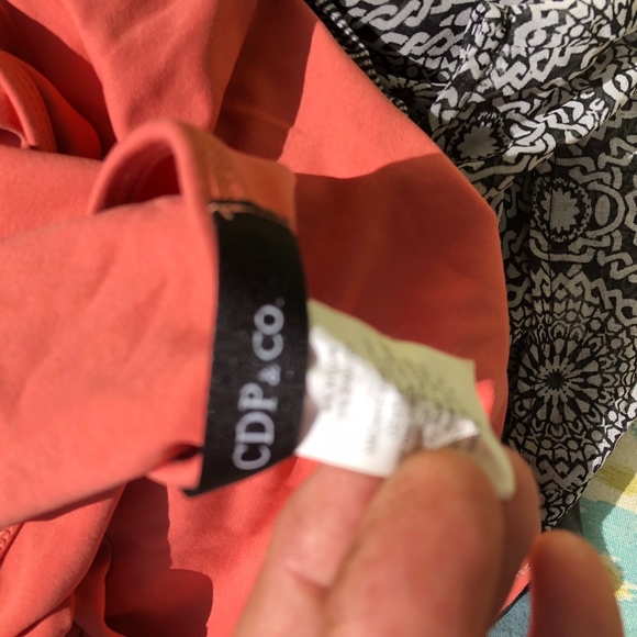 CDP & CO. 90%nylon,10%span terracotta cami - Picture 2 of 3